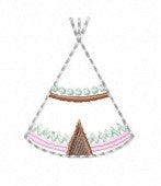 SAMPLE SALE Native Teepee 1