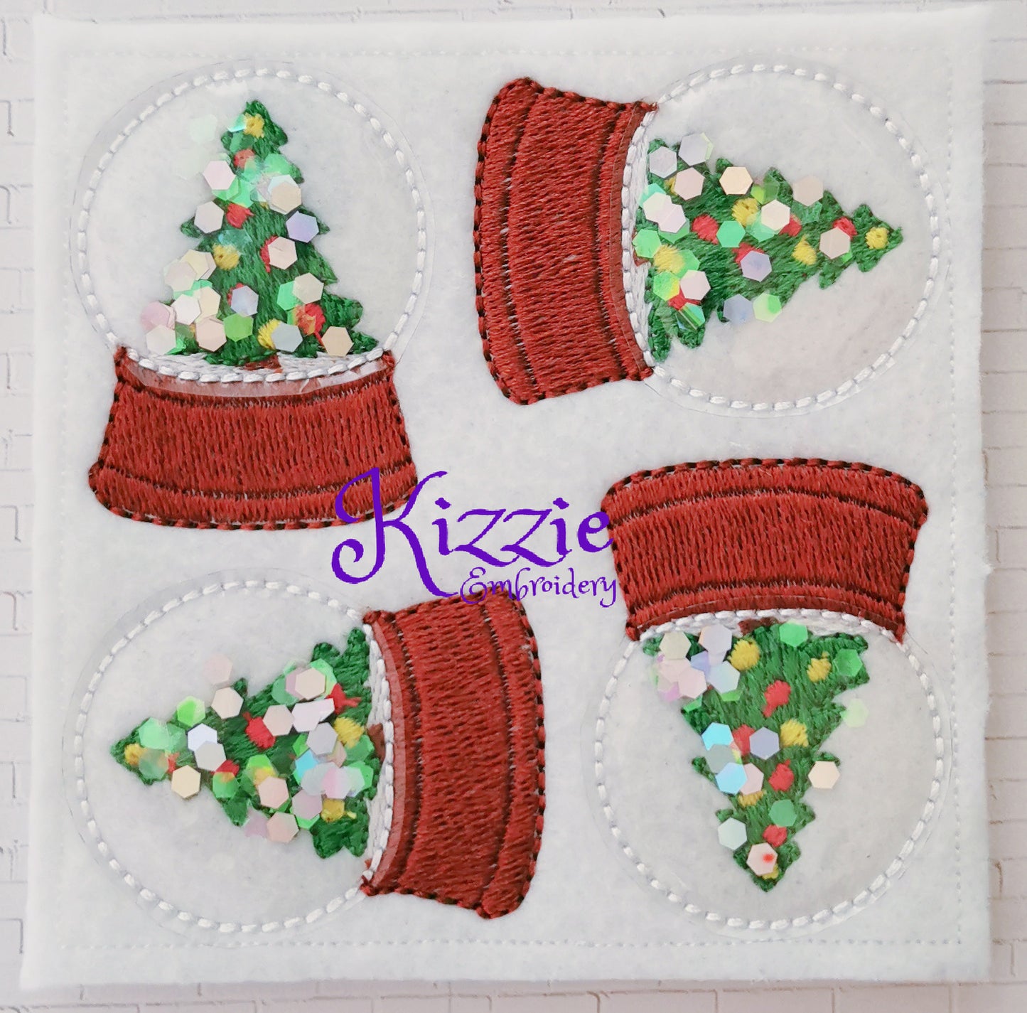 Globe Snow Christmas Tree