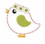 SAMPLE SALE Spring Bird Flower Wreath