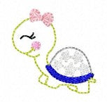 SAMPLE SALE Turtle Cutie Patriotic