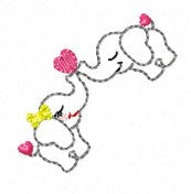 SAMPLE SALE Elephant Pair