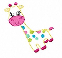 SAMPLE SALE Rainbow Giraffe