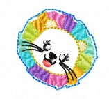 SAMPLE SALE Rainbow Lion Head