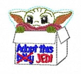 SAMPLE SALE Baby Alien In A Box