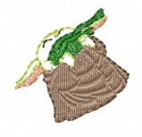 SAMPLE SALE Baby Alien Scarfin Frog