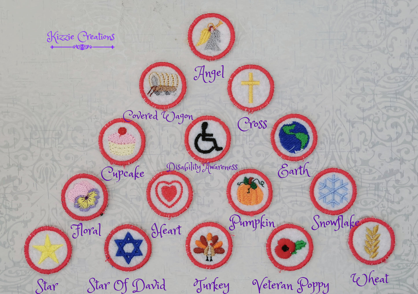 Individual Doll Merit Badges Set 4