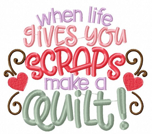 Scraps Make Quilt Tote Bag