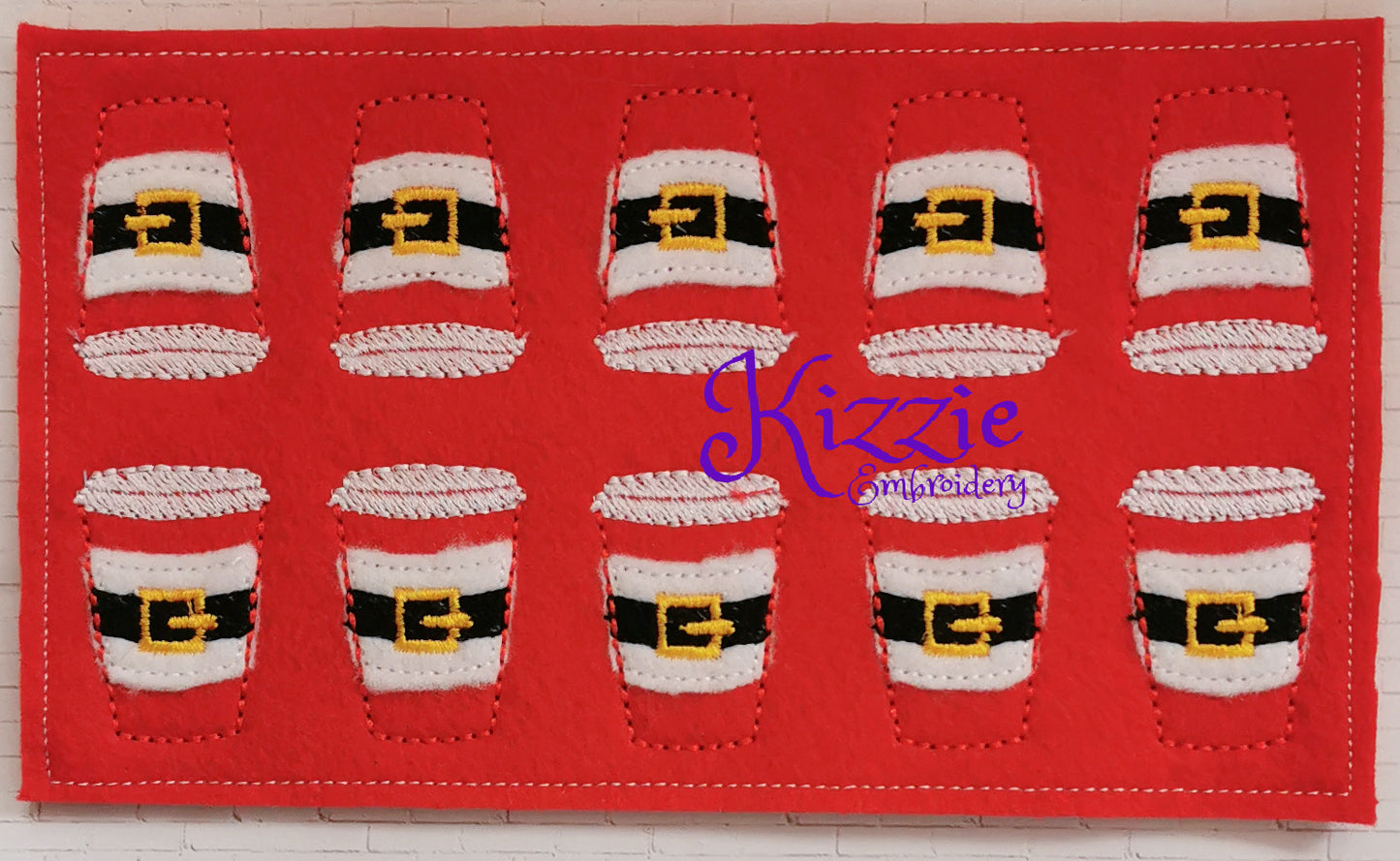 To Go Cup Santa Belt