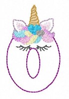 SAMPLE SALE Number Unicorn Brandy 0
