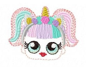 SAMPLE SALE Giggle Doll Unicorn Head