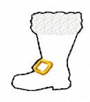 SAMPLE SALE Santa Boot