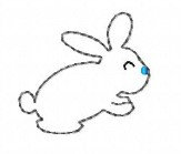 SAMPLE SALE Fluffy Bunny