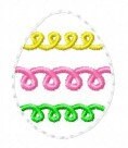 SAMPLE SALE Swirly Egg