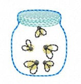 SAMPLE SALE Jar Of Fireflies