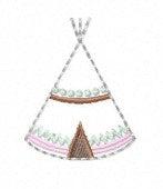 SAMPLE SALE Native Teepee 1