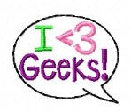 SAMPLE SALE I Love Geeks