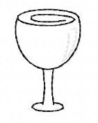 SAMPLE SALE Wine Glass