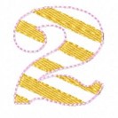 SAMPLE SALE Number Stripes 2