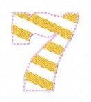 SAMPLE SALE Number Stripes 7