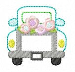 SAMPLE SALE Truck Rear Flowers