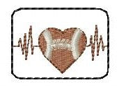SAMPLE SALE Heartbeat Football