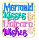 SAMPLE SALE Mermaid Kisses Unicorn Wishes