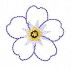 SAMPLE SALE Flower Forget Me Not