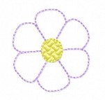 SAMPLE SALE Flower Violet