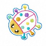 SAMPLE SALE Rainbow Bug Beetle