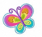 SAMPLE SALE Rainbow Bug Butterfly 2
