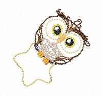 SAMPLE SALE Owl Twinkle Star
