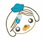 SAMPLE SALE Octi Friend Dog Head