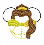 SAMPLE SALE Mouse Head Princess Pretty