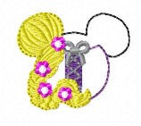 SAMPLE SALE Mouse Head Princess Punzel