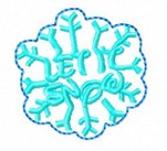 SAMPLE SALE Let It Snow Snowflake