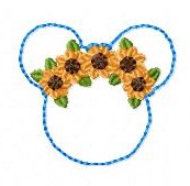 SAMPLE SALE Mousey Sunflower Wreath