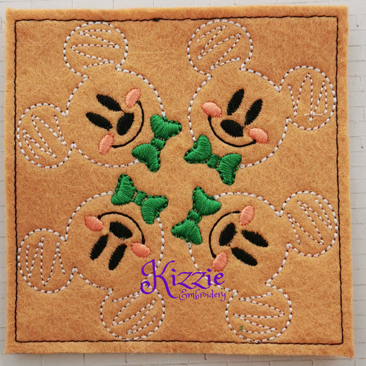 Mr. Gingerbread Cookie Mouse Head