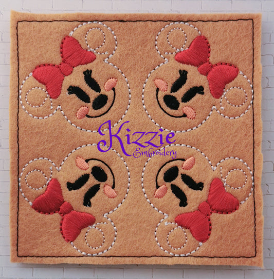 Mrs. Gingerbread Mouse Head