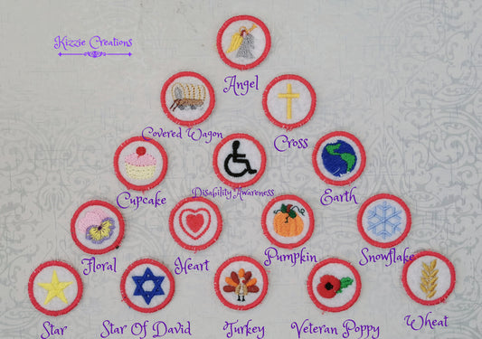 Individual Doll Merit Badges Set 4