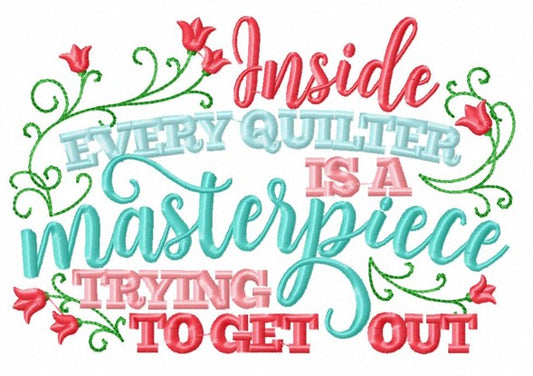 Inside Every Quilter Tote Bag