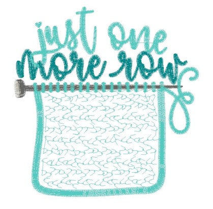 One More Row Tote Bag