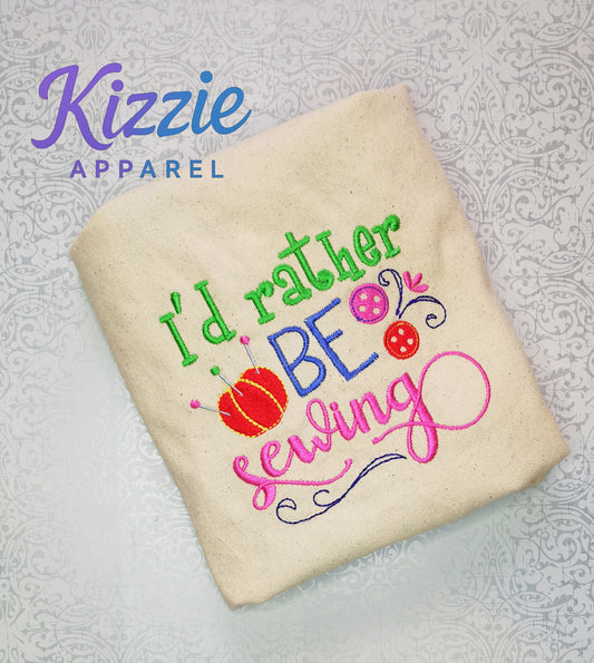 I'd Rather Be Sewing Tote Bag
