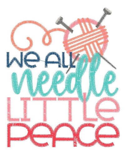 Needle Little Peace Tote Bag