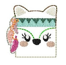 SAMPLE SALE Tribal Friend Fox