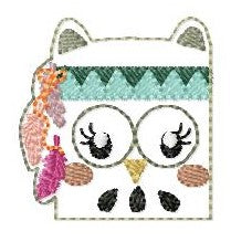 SAMPLE SALE Tribal Friend Owl