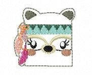 SAMPLE SALE Tribal Friend Raccoon