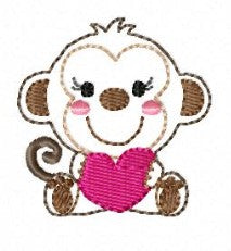 SAMPLE SALE Monkey Love