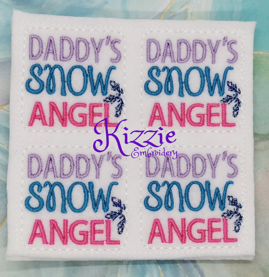 Daddy Snow Angel