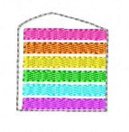 SAMPLE SALE Rainbow Cake Slice