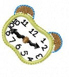 SAMPLE SALE Clock Smooshed